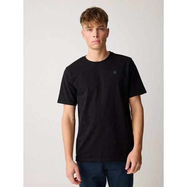 KnowledgeCotton Apparel T-Shirt LOKE Badge aus Bio-Baumwolle - ROC/GOTS/Vegan