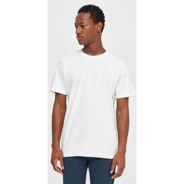 KnowledgeCotton Apparel T-Shirt LOKE Badge aus Bio-Baumwolle - ROC/GOTS/Vegan