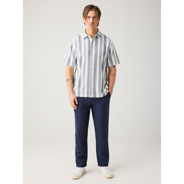 KnowledgeCotton Apparel Chinohose CHUCK aus Bio-Leinen