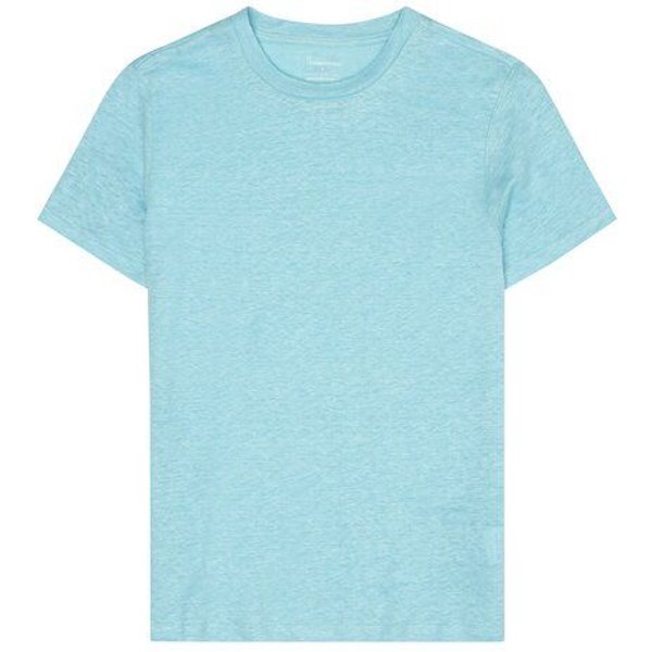 KnowledgeCotton Apparel Regular Leinen-T-Shirt aus Bio-Leinen - GOTS/Vegan