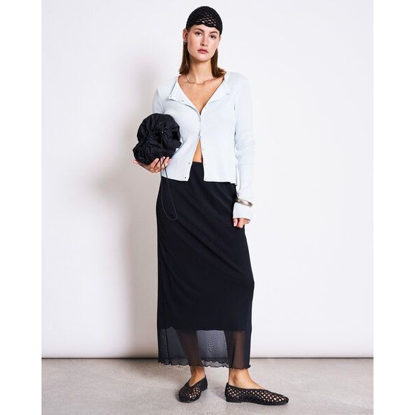 JAN N JUNE Crewneck Cardigan aus Baumwolle GLIMT GOTS