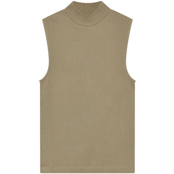 KnowledgeCotton Apparel Ripptop - High neck rib top - aus Bio-Baumwolle