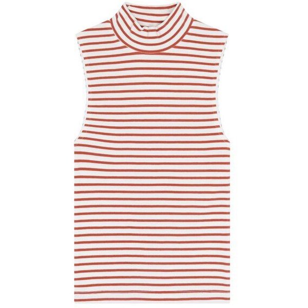 KnowledgeCotton Apparel Ripptop - High neck rib top - aus Bio-Baumwolle
