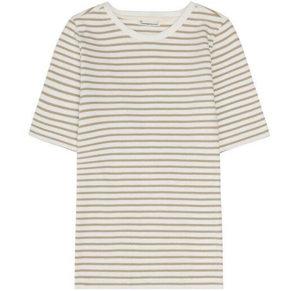 KnowledgeCotton Apparel T-Shirt - Rib t-shirt - aus Bio-Baumwolle