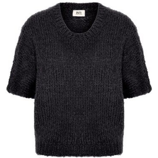 INTI Knitwear Apolonia, superflauschiger Alpaka-Kurzarm-Pulli
