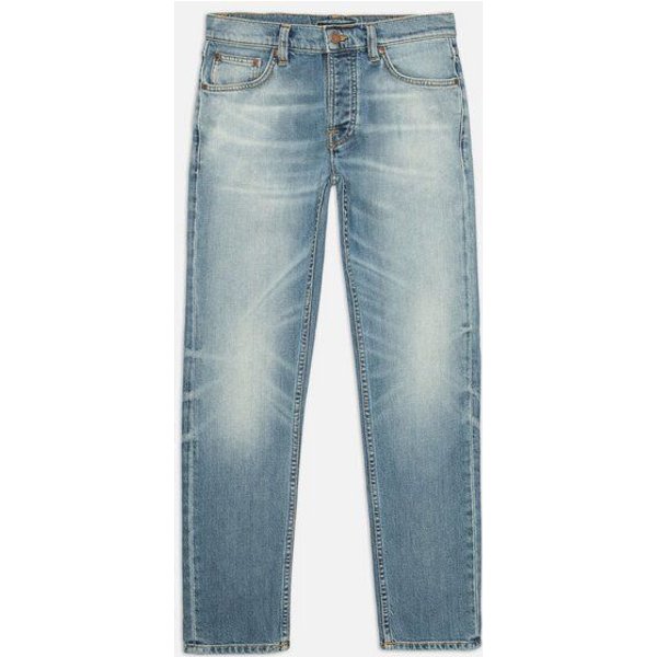 Nudie Jeans Solid Ollie Jeans aus Bio-Baumwolle - Salt Water