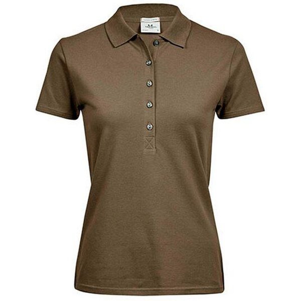 TeeJays Damen Stretch Polo Shirt Kurzarm Bio - Baumwolle neue Farben