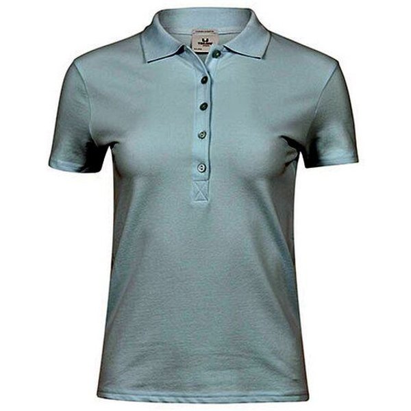 TeeJays Damen Stretch Polo Shirt Kurzarm Bio - Baumwolle neue Farben