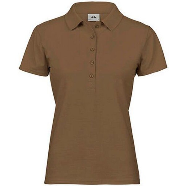 TeeJays Damen Stretch Polo Shirt Kurzarm Bio - Baumwolle neue Farben
