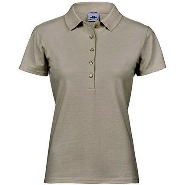 TeeJays Damen Stretch Polo Shirt Kurzarm Bio - Baumwolle neue Farben