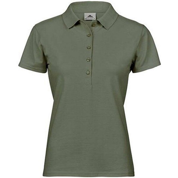 TeeJays Damen Stretch Polo Shirt Kurzarm Bio - Baumwolle neue Farben