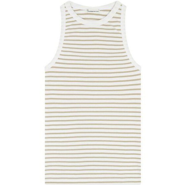 KnowledgeCotton Apparel Tanktop gerippt - Racer rib top - aus Bio-Baumwolle