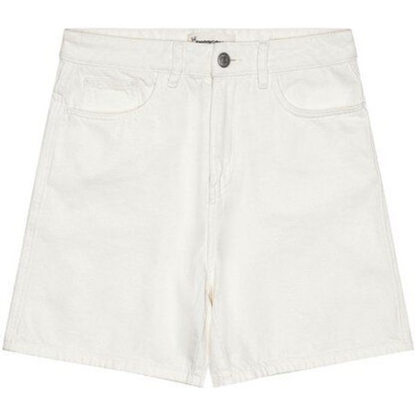 KnowledgeCotton Apparel GALE gerade Mid-Rise Twill 5-Pocket-Shorts - GOTS/Vegan
