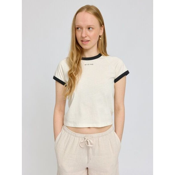 Mazine Contrast Bindings T-Shirt