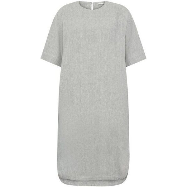 KnowledgeCotton Apparel T-Shirt-Kleid aus Bio-Leinen