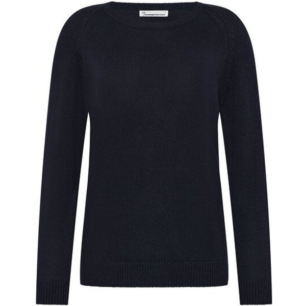KnowledgeCotton Apparel Leichter Rundhals-Pullover aus Bio-Baumwolle
