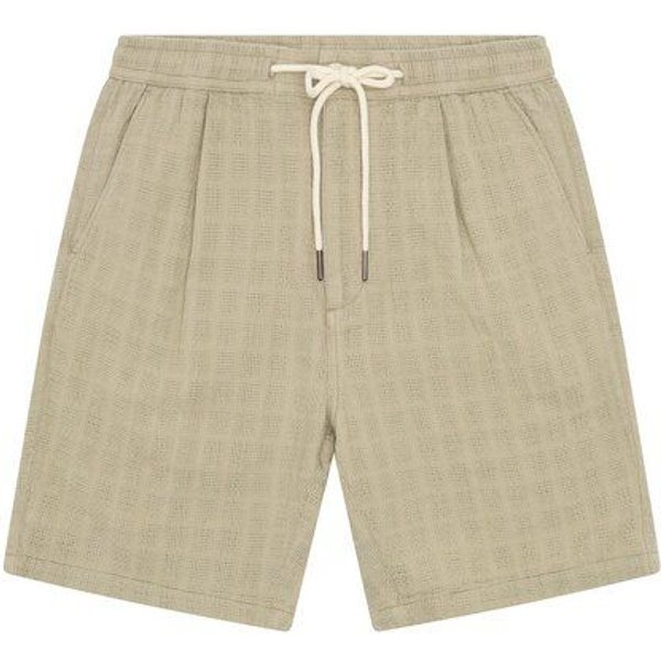 KnowledgeCotton Apparel Lockere Shorts FIG mit Strucktur aus Bio-Baumwolle