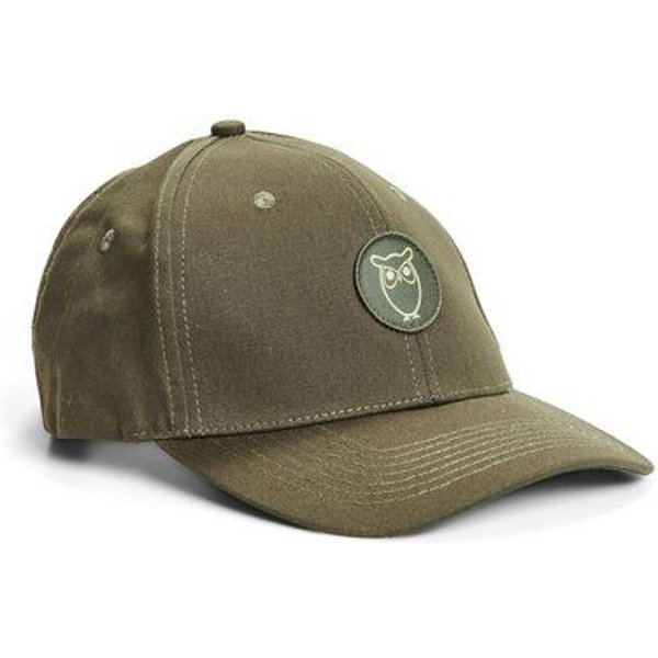 KnowledgeCotton Apparel Twill Badge Schirmmütze aus Bio-Baumwolle