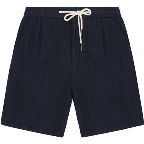 KnowledgeCotton Apparel Lockere Shorts FIG mit Strucktur aus Bio-Baumwolle