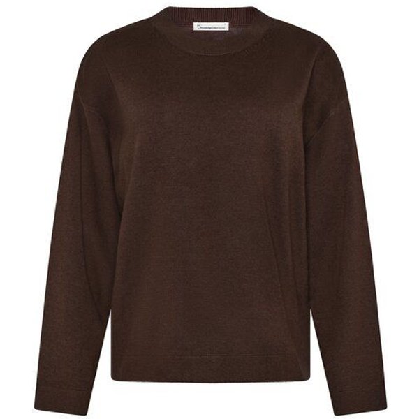 KnowledgeCotton Apparel Lockerer Pullover aus leichtem Bio-Baumwollmix