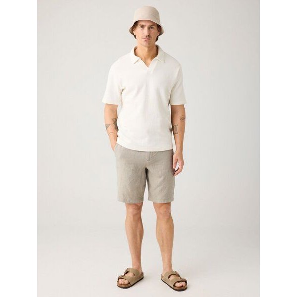 KnowledgeCotton Apparel Regular Shorts CHUCK aus Bio-Leinen