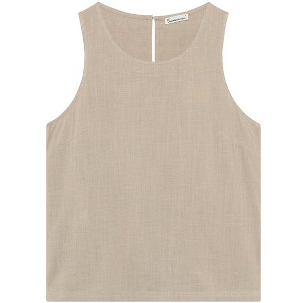 KnowledgeCotton Apparel Blusentop aus Ecovero und Bio-Leinen