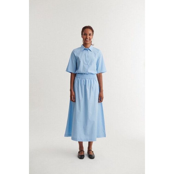 Basic Apparel Langer Rock SILJE aus Bio-Baumwolle