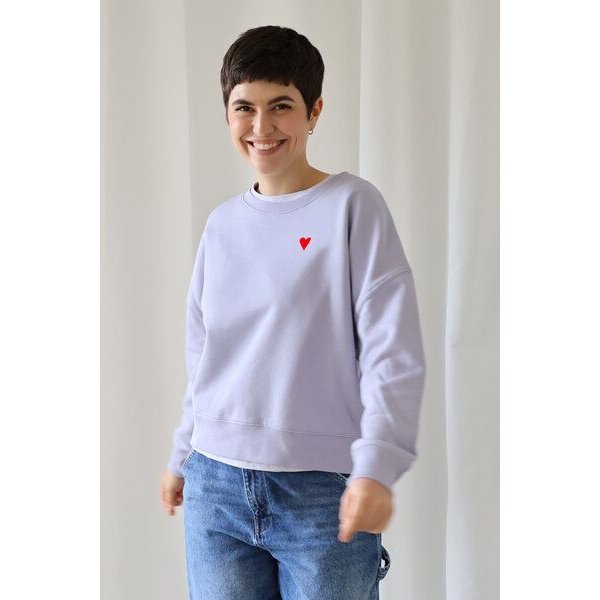 Kultgut Artdesign - Goodness Pulloversweater im Boxistyle / Red Heart