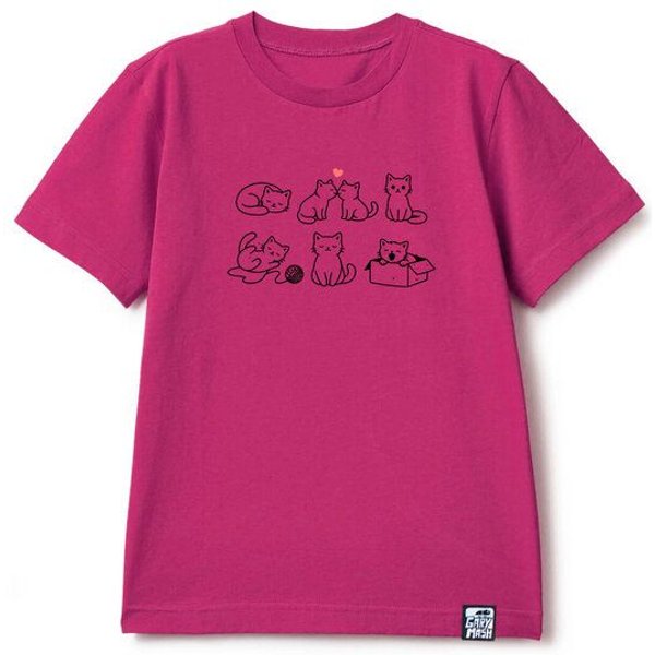 GARY MASH Kinder T-Shirt Kätzchen aus Bio-Baumwolle