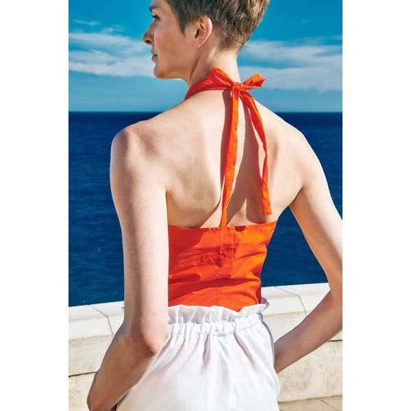 Sophia Schneider-Esleben Neckholder Thekla - Top Damen aus Bio-Baumwolle
