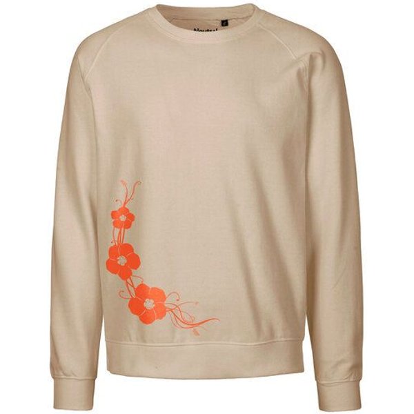 HANDGEDRUCKT "Hibisken" Unisex Sweatshirt Neutral