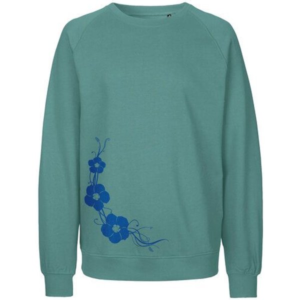 HANDGEDRUCKT "Hibisken" Unisex Sweatshirt Neutral