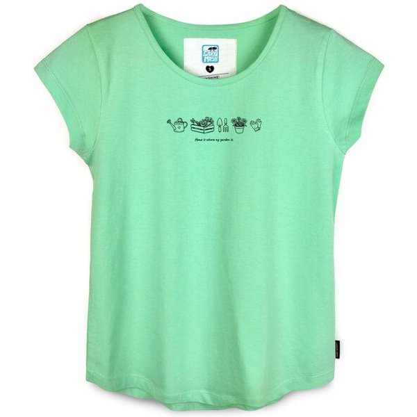 GARY MASH Shirt Asheville Home is where my garden is aus Bio-Baumwolle
