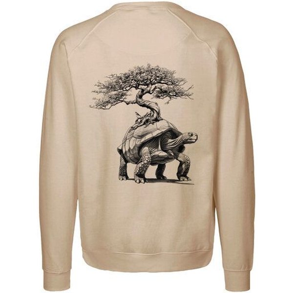 HANDGEDRUCKT "Lange Reise" Unisex Sweatshirt Neutral