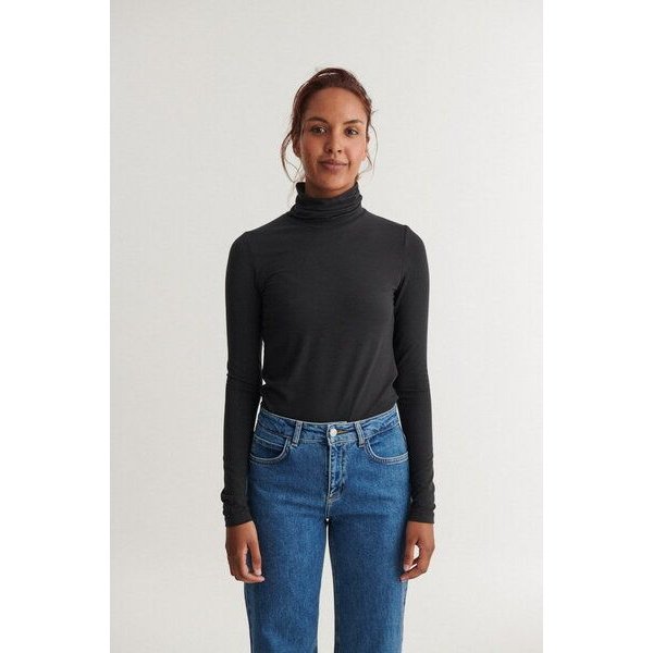 Basic Apparel Rollkragenshirt - Joline T-Neck - aus Tencel