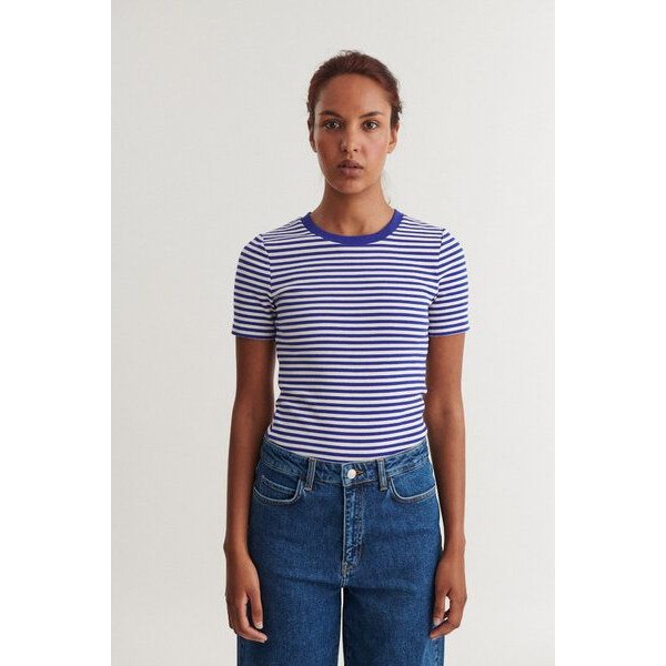 Basic Apparel Ludmilla T-Shirt mit Rundhalsausschnitt aus Bio-Baumwolle