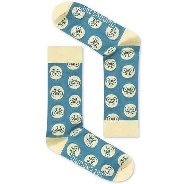 GREENBOMB Bike Spot Socks - Lässige Socken aus Bio-Baumwoll Mix / hochwertiger Print / Fair & Vegan