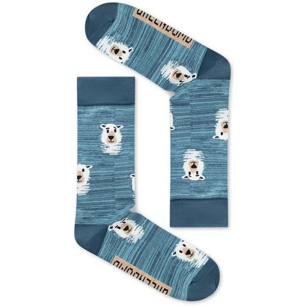 GREENBOMB Icebear Hunt 2 Socks - Lässige Socken aus Bio-Baumwoll Mix / hochwertiger Print / Fair & Vegan