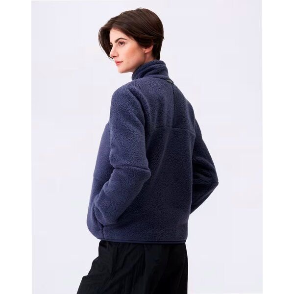 pinqponq Fleece Jacket - Eternal Olive - Peat black (Female)