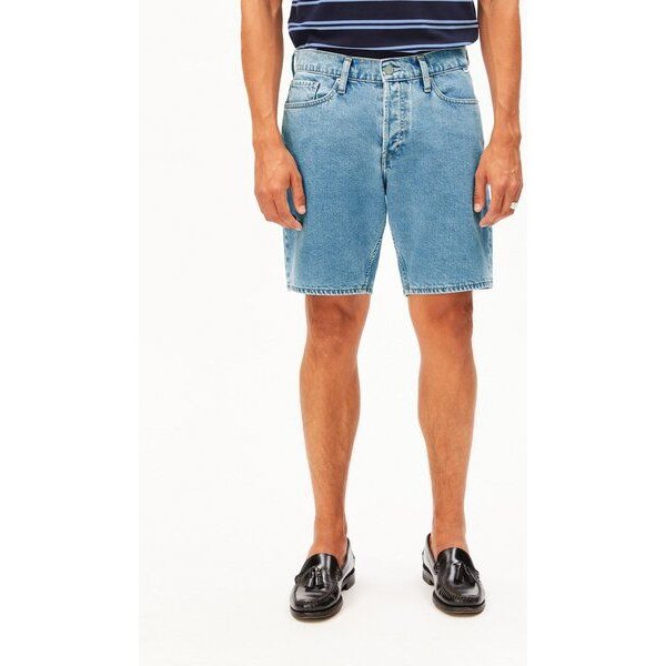 ARMEDANGELS AARVO Herren Jeans-Shorts aus 100% recycelter Baumwolle