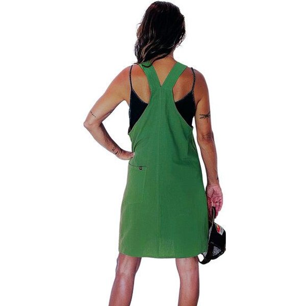 The Driftwood Tales Nachhaltiger Latzkleid aus recycelter Baumwolle