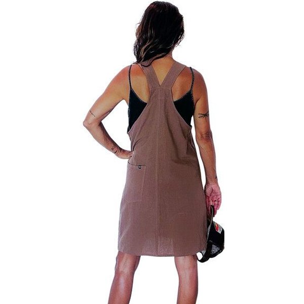 The Driftwood Tales Nachhaltiger Latzkleid aus recycelter Baumwolle
