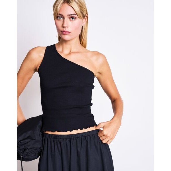 JAN N JUNE One Shoulder Top TIGRIS GOTS