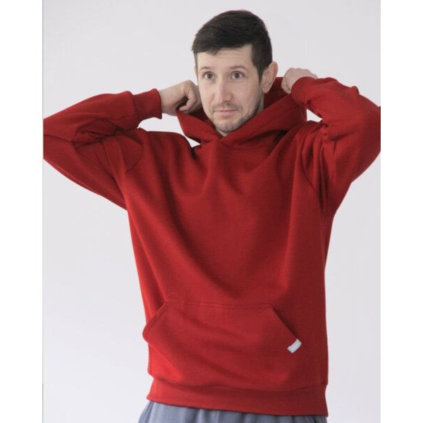 WASNI Oversized Hoodie aus GOTS-zertifizierter Bio-Baumwolle