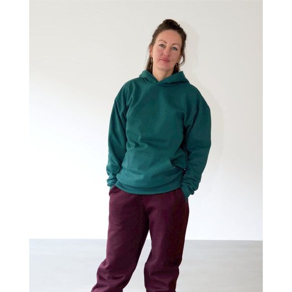 WASNI Oversized Hoodie aus GOTS-zertifizierter Bio-Baumwolle