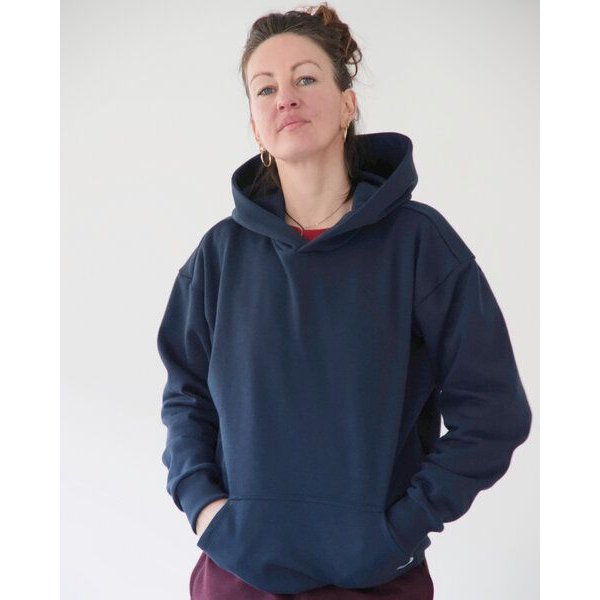 WASNI Oversized Hoodie aus GOTS-zertifizierter Bio-Baumwolle
