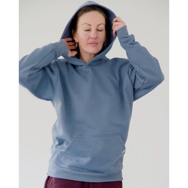 WASNI Oversized Hoodie aus GOTS-zertifizierter Bio-Baumwolle