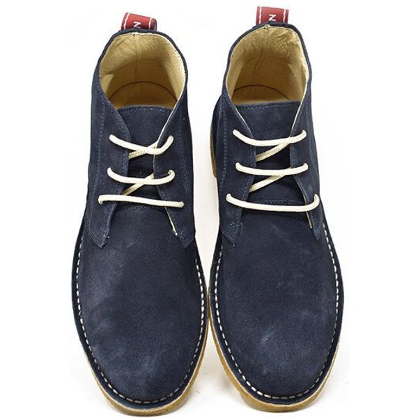 Grünbein Shoes Desert Boots Xaver dunkelblau