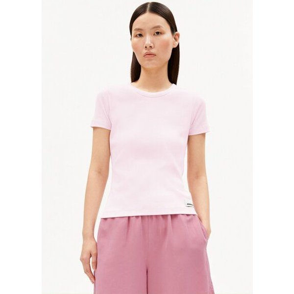 ARMEDANGELS KARDAA Damen Ripp-T-Shirt aus Bio-Baumwoll Mix