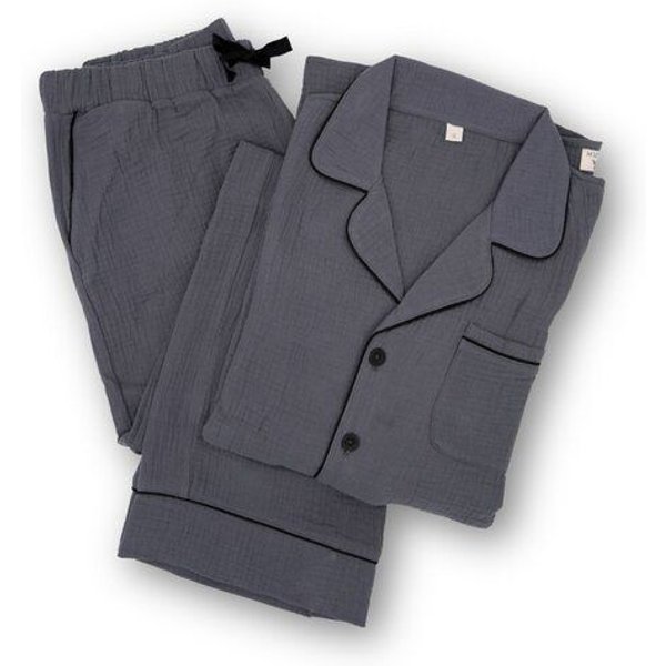 Hutch&Putch Musselin Pyjama Set 2-teilig Langarm Herren